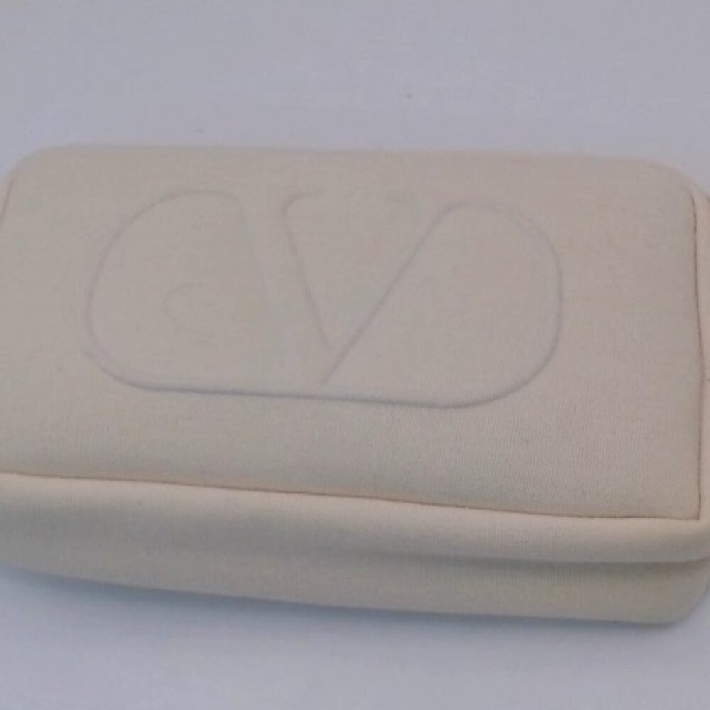 Christian Dior - Small Makeup Bag, Cream Color, BRAND NEW, NEVER USED - Picture 4 of 7